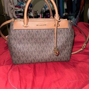 Michael Kors Brown and Tan Women's Bag